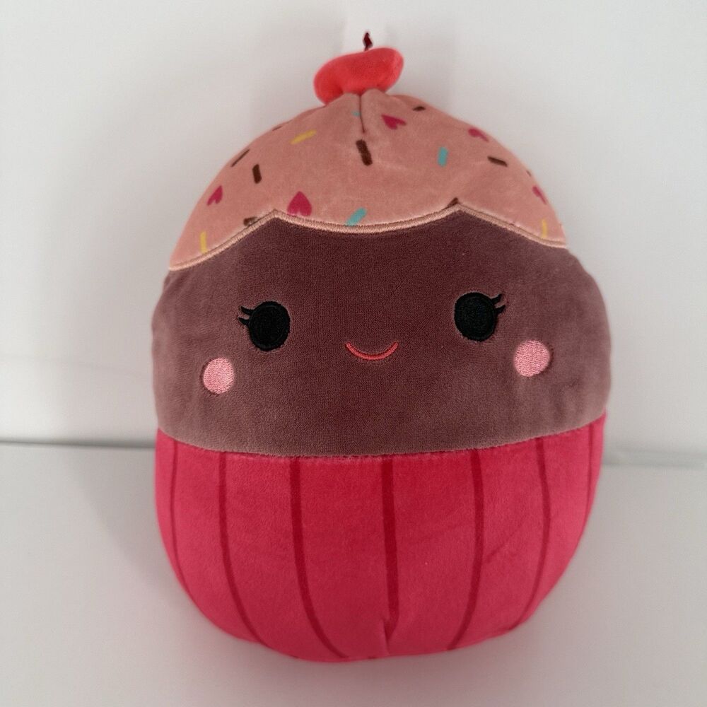 Squishmallows 2023 Valentine Squad Ottie the Chocolate Cupcake Plush 8 Inch